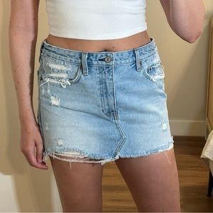 Abercrombie low rise micro mini skirt